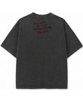 Vintage Fade Wash Oversized T-shirt Back Design
