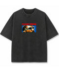 Vintage Fade Wash Oversized T-shirt Front Design