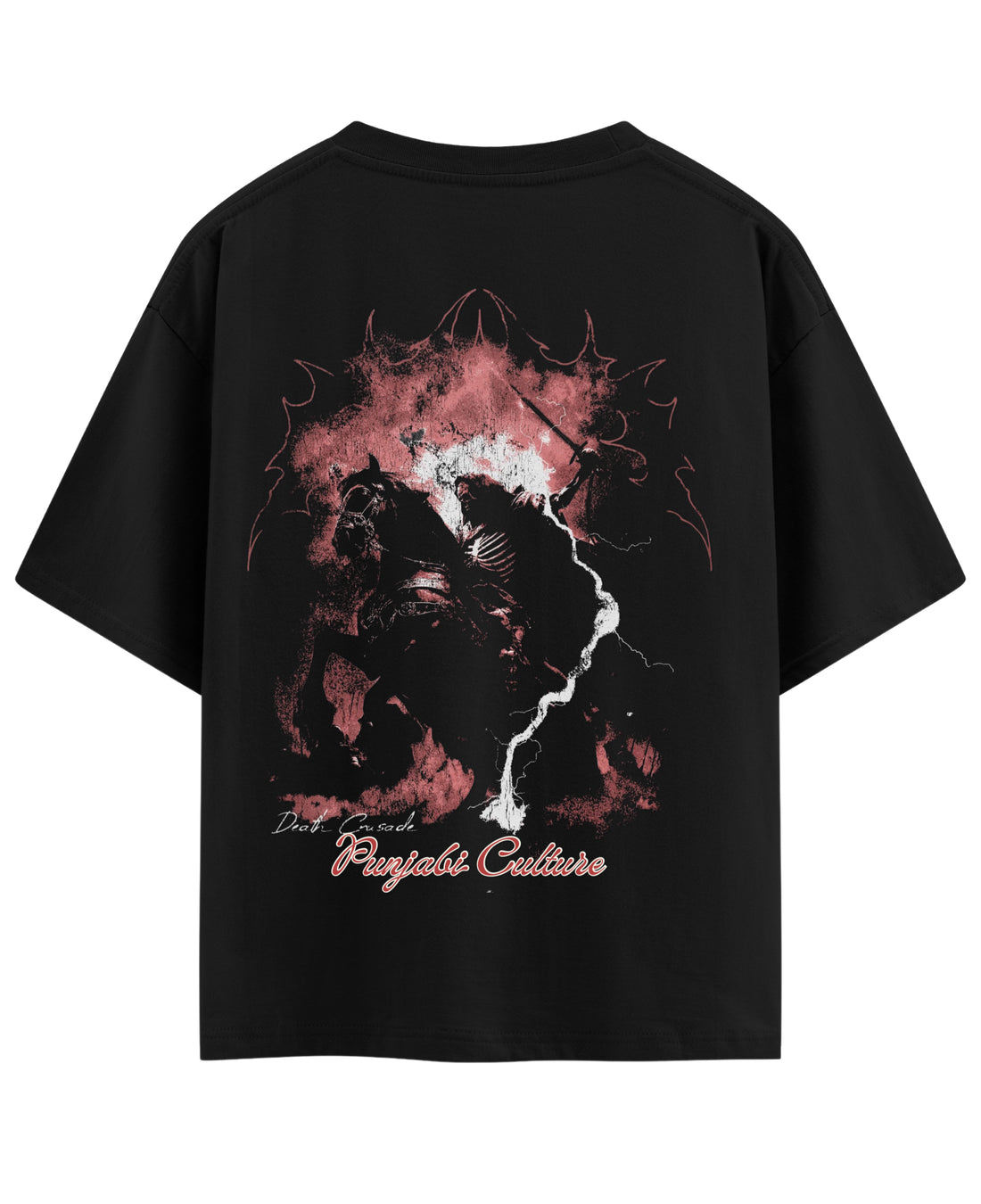 Black Oversized T-shirt Front Design
