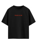 Black Oversized T-shirt Front Design