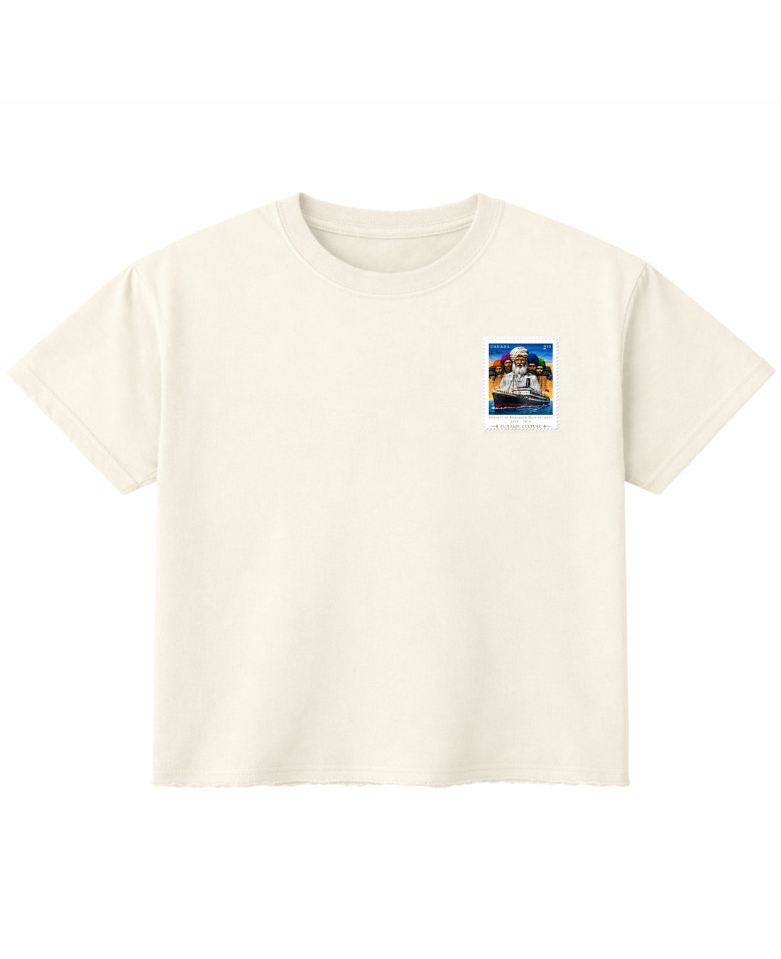Off White Boxy Fit T-shirt Front Design