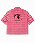 Red Picnic Oxford Boxy Shirt Back Design