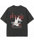 Vintage Fade Wash Oversized T-shirt Back Design