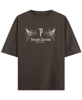 Coffee Oversized T-Shirt Front Design