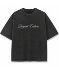 Vintage Fade Wash Oversized T-shirt Front Design